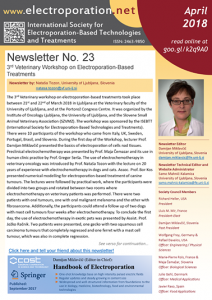 April 2018 Issue of the ISEBTT Newsletter is available