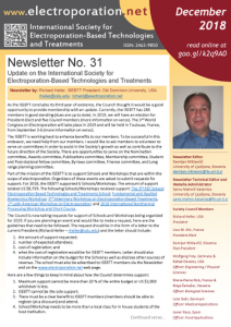 December 2018 issue of the ISEBTT Newsletter has been published