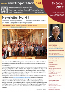 October 2019 issue of the ISEBTT Newsletter has been published