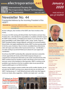 January 2020 issue of the ISEBTT Newsletter has been published