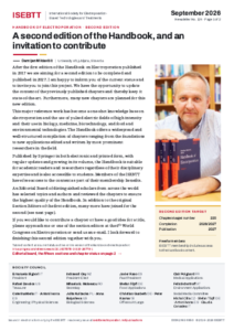 September 2026 issue of the ISEBTT Newsletter has been published